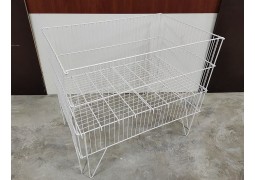 Корзина розкладна 90х60х80см (біла)